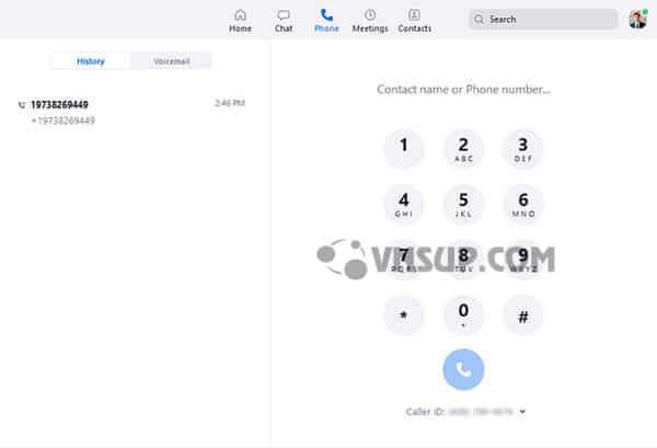 phone tab 1 Hướng dẫn sử dụng các tính năng cơ bản của phần mềm zoom trên Windows và Mac
