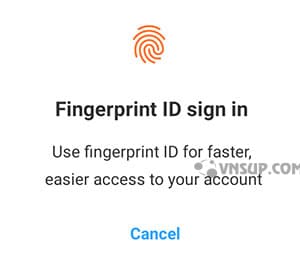 fingerprint id sign in notification 2 Sử dụng xác thực vân tay Android - Cho phép đăng nhập vào zoom nhanh chóng