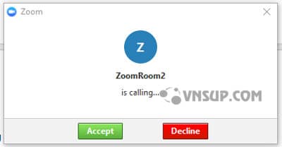 invited participant notification 3 Hướng dẫn cách điều khiển cuộc họp trong Zoom Rooms