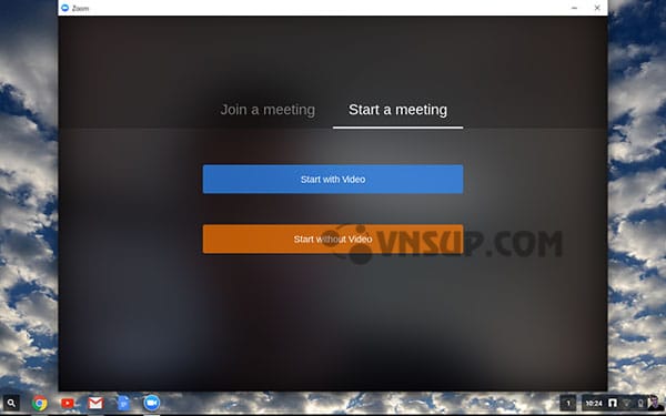 start meeting 1 Cách tham gia cuộc họp trên Chrome OS