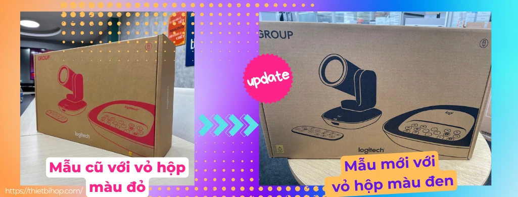 cập nhập vỏ mới logitech group