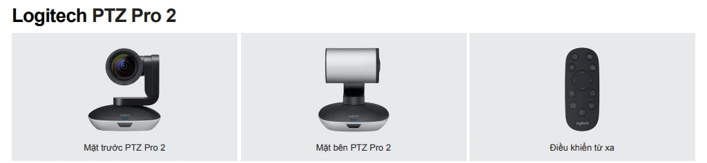 thong so ki thuat Logitech PTZ Pro 2