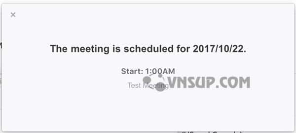 Screen Shot Thông báo vui lòng đợi Host bắt đầu cuộc họp/ Hội thảo trên web