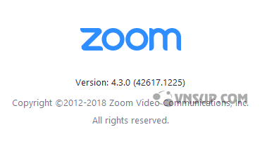 about zoom window 1 Hướng dẫn kiểm tra phiên bản Zoom đang dùng