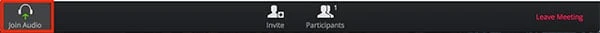 Hướng dẫn tham gia cuộc họp qua điện thoại 87 join audio button 1 Hướng dẫn tham gia cuộc họp qua điện thoại