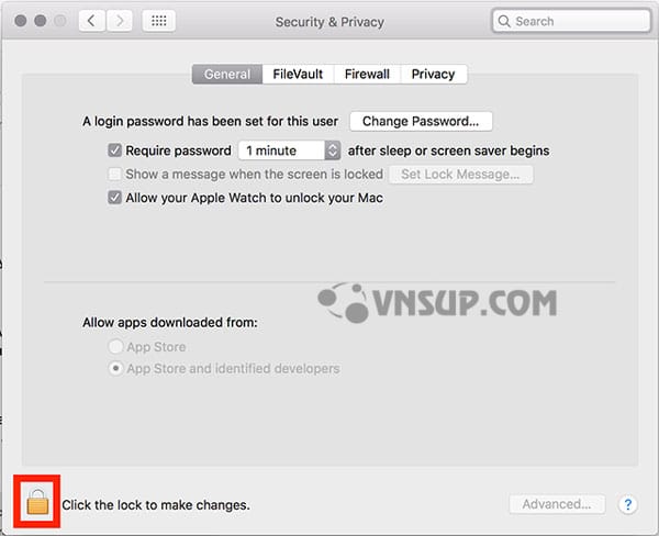 security and privacy lock button 2 Cách cài đặt Zoom trên máy tính Mac năm 2024