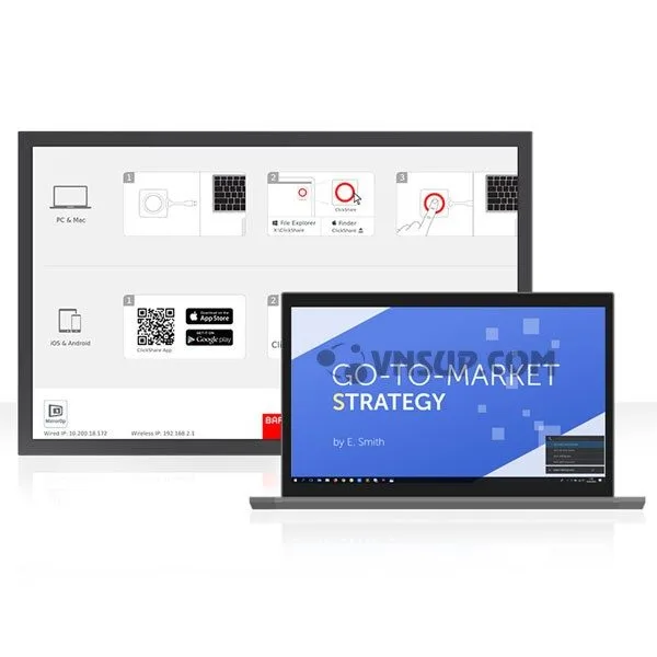 Ứng dụng ClickShare trên máy tính để bàn