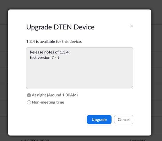 Upgrade DTEN firmware13 Cách nâng cấp chương trình cơ sở DTEN bằng ZDM