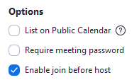 enable join before host Cách cho phép người khác tham gia cuộc họp trên Zoom trước Host