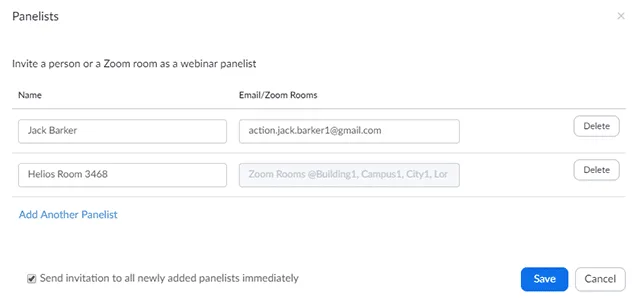 Cách mời tham luận viên tham gia hội thảo trên web 14 panelists 1 Cách mời tham luận viên tham gia hội thảo trên web
