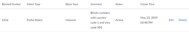 blocked list entry Quản lý danh sách bị chặn năm 2024