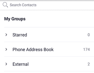 contacts my groups phone address group Xem danh bạ điện thoại trong ứng dụng Zoom Mobile