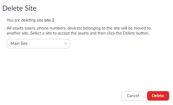 delete site and move assets Hướng dẫn quản lý nhiều trang web năm 2024
