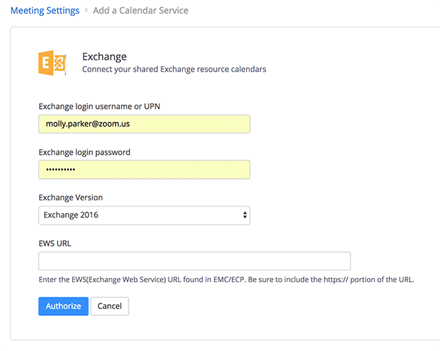 exchange settings Desktop Client Calendar and Contacts Integration năm 2024