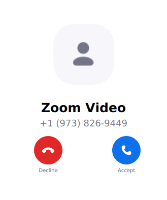 incoming voice call notification 3 Thực hiện và nhận cuộc gọi bằng Zoom Phone năm 2024
