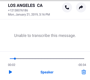 play voicemail message Quản lý tin nhắn thư thoại