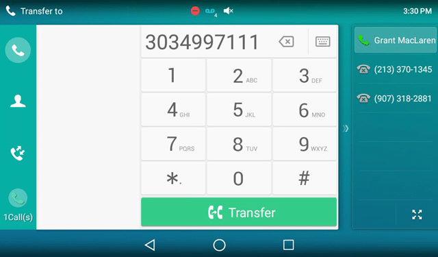 transfer call dial number Hướng dẫn bắt đầu nhanh cho điện thoại dòng Yealink T4 và T5