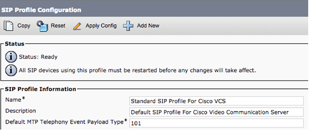 sip profile configuration Thiết lập Trình quản lý truyền thông hợp nhất của Cisco (CUCM) bằng Zoom