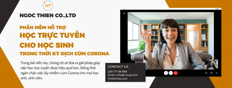 Phần mềm hỗ trợ học trực tuyến cho học sinh trong thời kỳ dịch cúm Corona