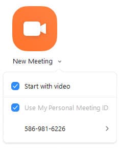 new meeting button use my pmi1 Sử dụng ID cuộc họp cá nhân (PMI) năm 2024