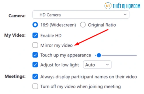 cách khắc phục camera Zoom bị ngược 02