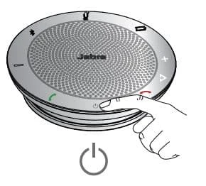 Bật Jabra speak 510