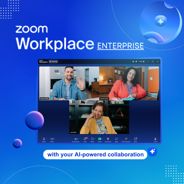 Phần mềm họp trực tuyến Zoom Enterprise [1 năm] đổi thành zoom workplace enterprise