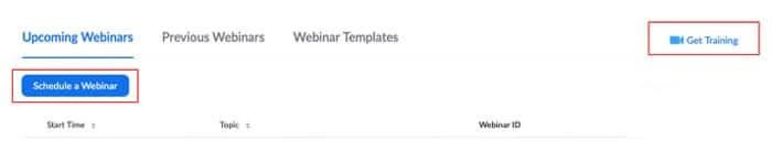 Cách cài đặt trước 1 hội nghị trực tuyến trên Zoom Webinar