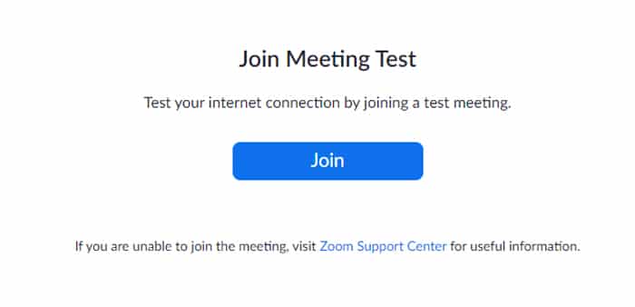 Cách bắt đầu một cuộc họp thử nghiệm (Test Meeting) trên Zoom 