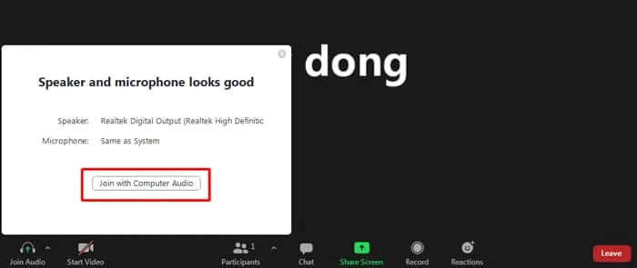 Cách bắt đầu một cuộc họp thử nghiệm trên Zoom