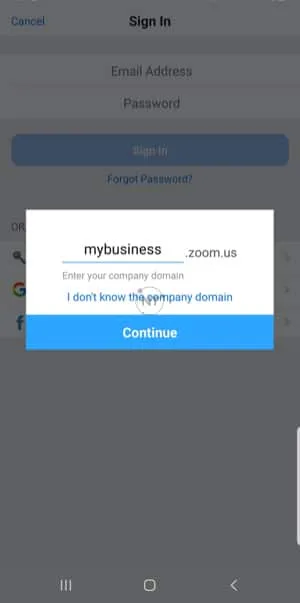 hướng dẫn cách đăng nhập zoom bằng SSO
