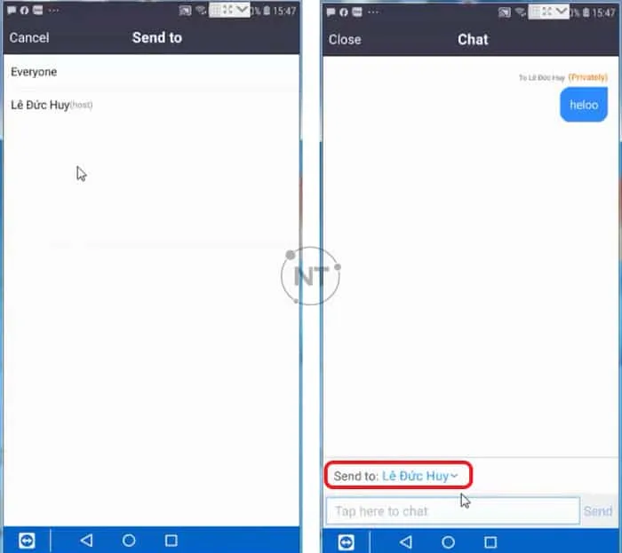 Cách sử dụng Zoom trên điện thoại cho học sinh 16 năm 2025 hướng dẫn Cách nhắn tin, mời người khác tham gia phòng học zoom