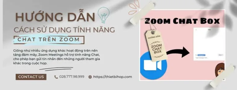 hướng dẫn cách chat trên zoom