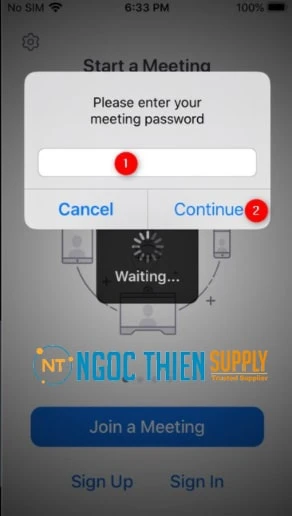 Cách tham gia lớp học Zoom bằng điện thoại iOS