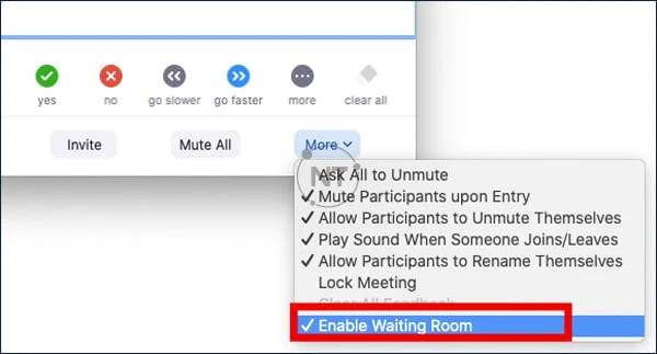cách tắt chế động phòng chờ trên Zoom