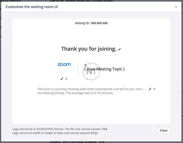 hướng dẫn cách tạo phòng chờ zoom