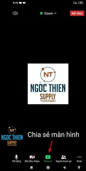 Cách bắt đầu cuộc họp trên Zoom Meeting bằng điện thoại Android 18 năm 2025 Chia sẻ màn hình, chia sẻ tài liệu trong zoom bằng điện thoại