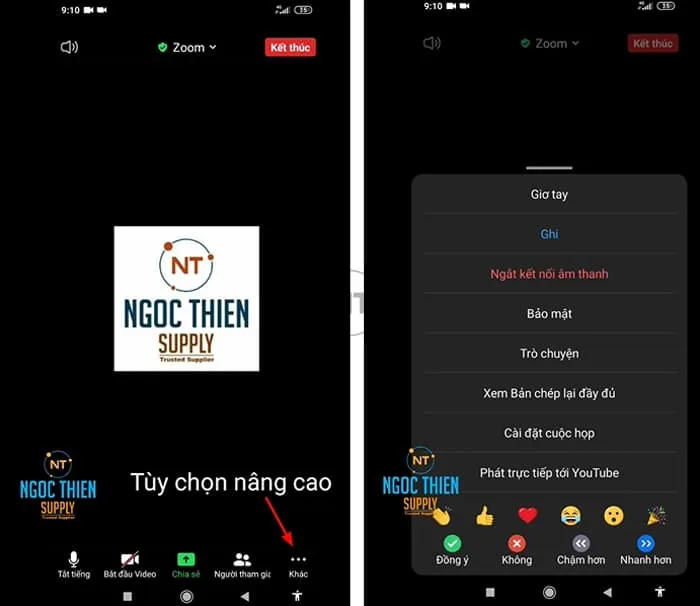 Cách bắt đầu cuộc họp trên Zoom Meeting bằng điện thoại Android 24 năm 2025 hướng dẫn chi tiết Cách bắt đầu cuộc họp trên Zoom Meeting bằng điện thoại Android