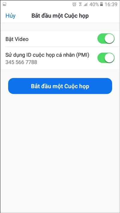 Các bước tạo một lớp học trực tuyến trên Zoom từ điện thoại cho giáo viên