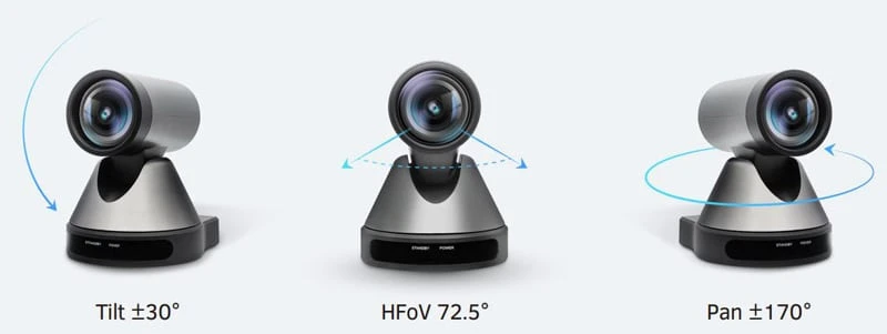 Hiệu suất PTZ góc rộng cho phạm vi phủ sóng hoàn chỉnh