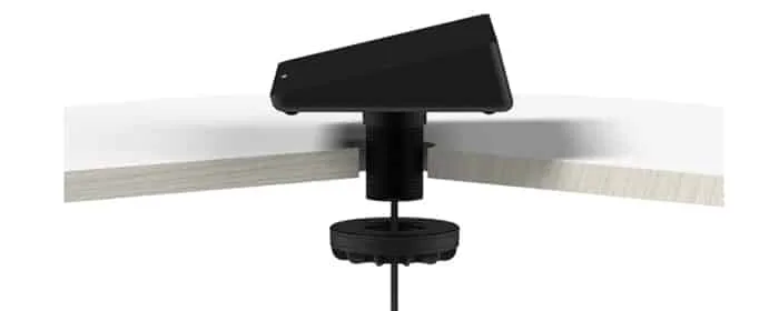 Logitech Tap Table Mount phù hợp với hầu hết các loại bàn họp