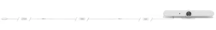 Logitech rally mic pod extension gia tăng thêm phạm vi tiếp cận của Rally Mic Pod