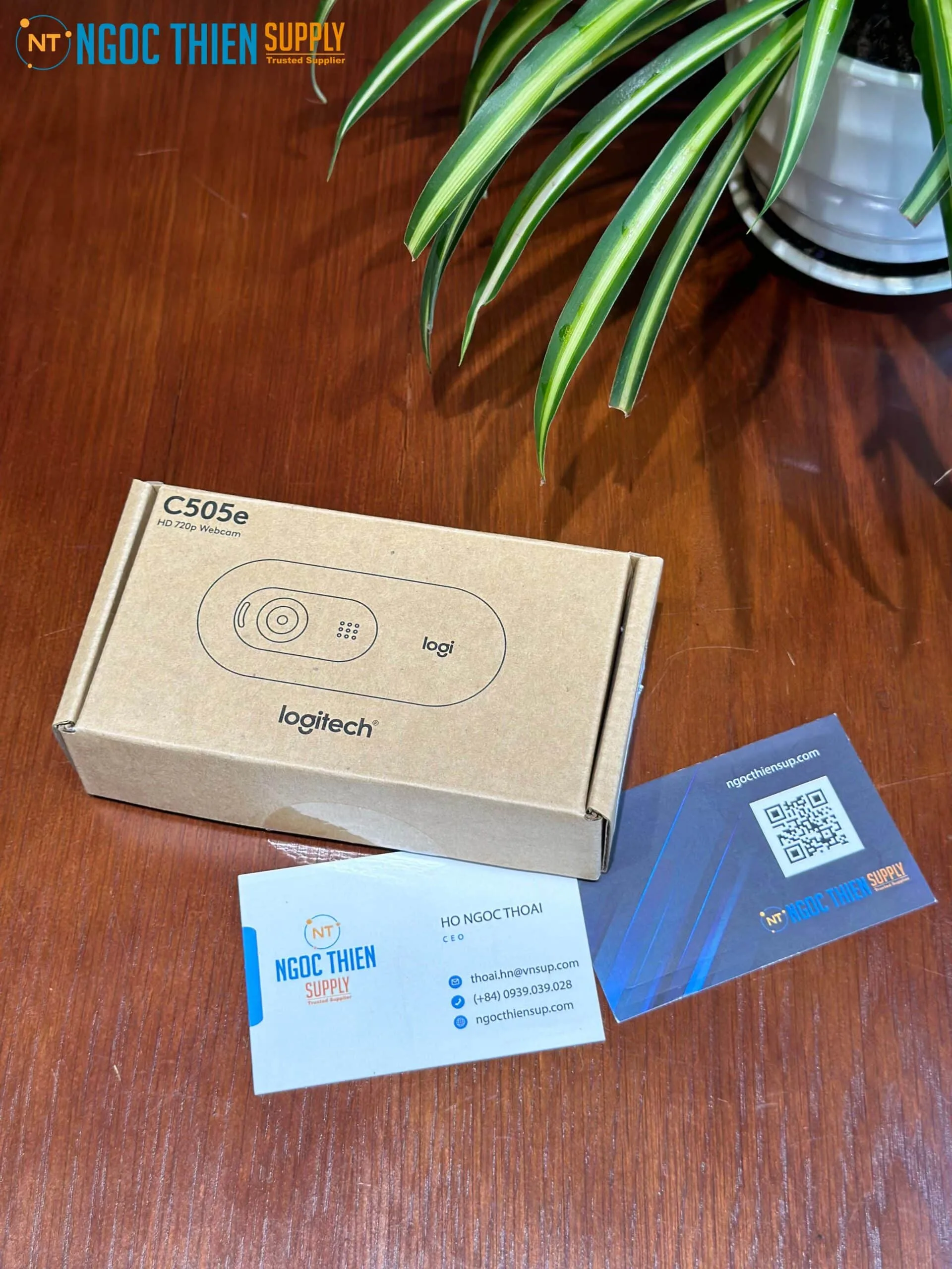 webcam logitech 505e dành cho doanh nghiệp