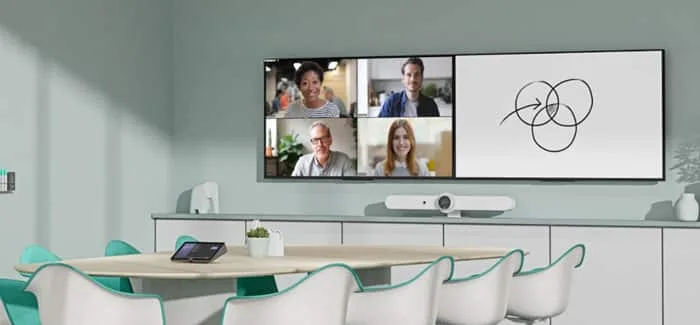 Logitech Scribe tích hợp với các giải pháp hội nghị truyền hình hàng đầu hiện nay, như Microsoft Teams Room và Zoom Room