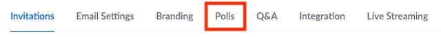 Tổng quan về tính năng bỏ phiếu Polling trên Webinar