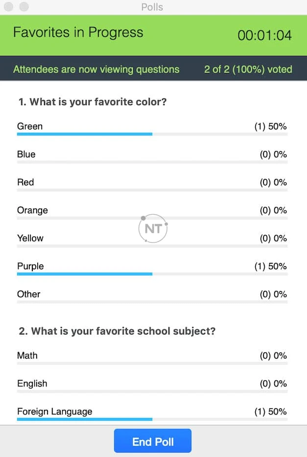 Tổng quan về tính năng bỏ phiếu Polling trên Webinar