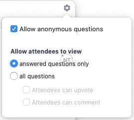 Tổng quan về tính năng Q-A hỏi và đáp trên Zoom Webinar