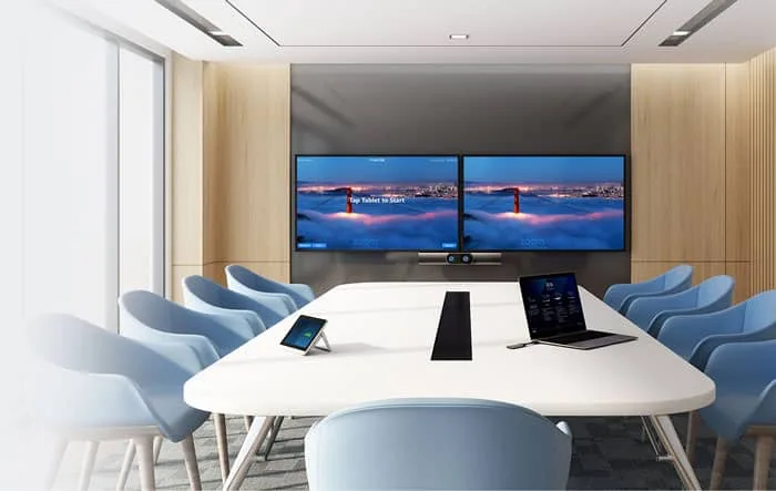 MeetingBar A30 tích hợp sẵn với phần mềm hội nghị trực tuyến Zoom Meeting