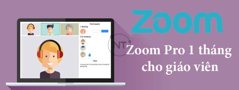 Cung cấp phần mềm Zoom Pro 1 tháng cho giáo viên