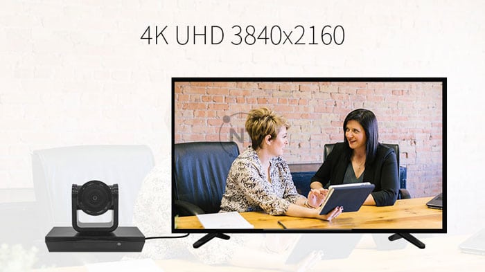 WEBCAM 4K UHD PTZ cung cấp hình ảnh chất lượng 8 Megapixel